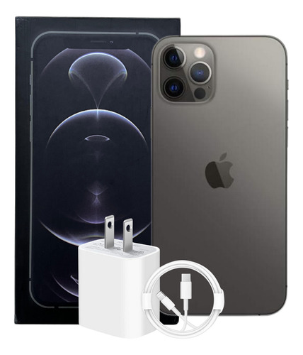 Apple iPhone 12 Pro Max (128 Gb) - Negro Con Caja Original (Reacondicionado)