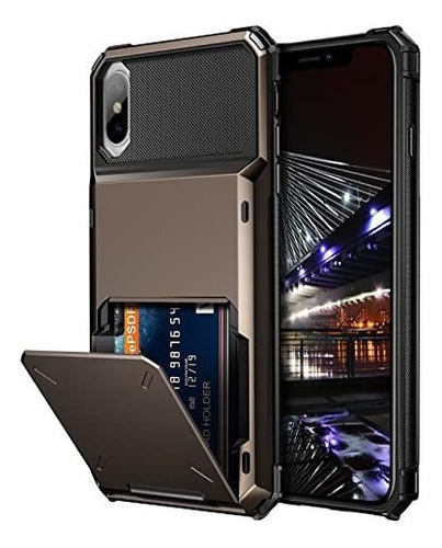 Caso Vofolen Para iPhone XS Max Case Wallet Id Slot V7qg1