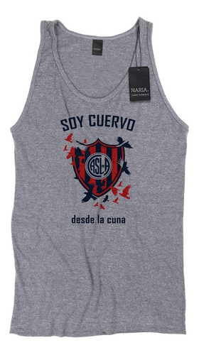 Musculosa Hombre San Lorenzo Dibujo Art Logo - Desl7