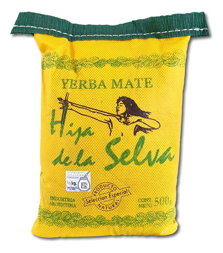 Yerba Mate Hija De La Selva Barbacuá 500gr X10u.