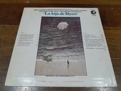 Vinilo - La Hija De Ryan - Soundtrack - Maurice Jarre - 1970 Estándar (Usado)