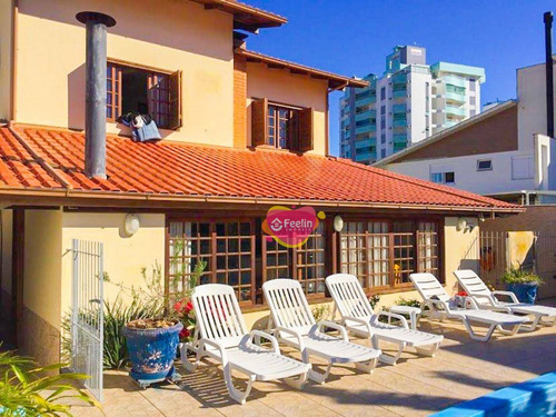 Imagem 1 de 30 de Casa Com 4 Dormitórios À Venda, 350 M² Por R$ 1.400.000,00 - Itacorubi - Florianópolis/sc - Sc - Ca0024_feelin