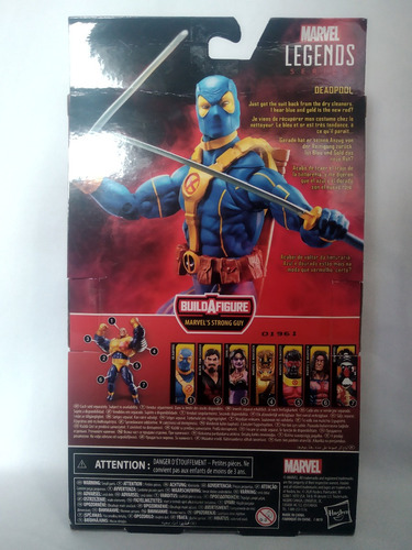 Imagen 4 de 5 de Deadpool Baf Strong Guy Marvel Legends Hasbro