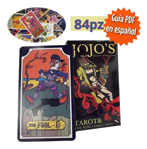 Tarot Jojo's Bizarre Adventure Mazo De 84 Cartas