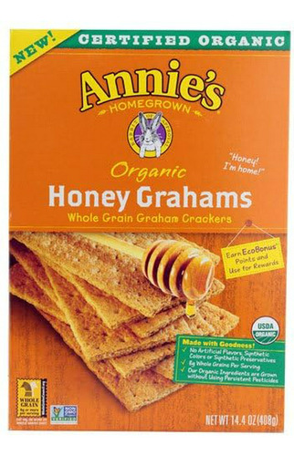 Galletas De Miel Ecológicas Annie's - 14.4 Oz (2 Unidades)