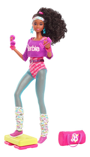 Barbie Rewind 80s Edition Workin Out Muñeca (11.5 Pulgadas.