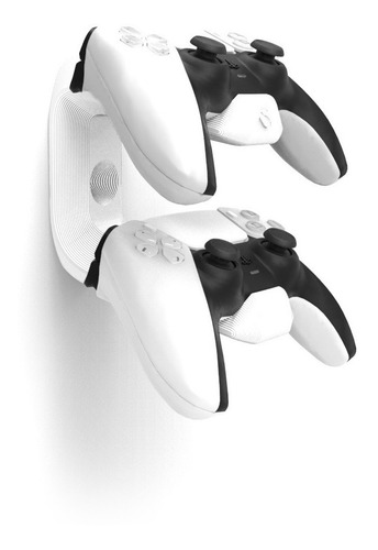 Suporte De Parede 2 Controles Playstation5 Ps5 Vn Cor Branco