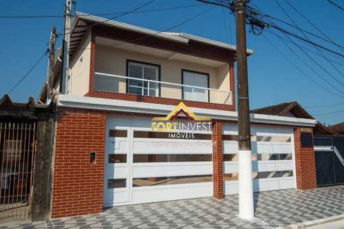 Casa Com 2 Dormitórios À Venda, 52 M² Por R$ 190.000,00 - Maracanã - Praia Grande/sp - Ca0321