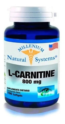 L Carnitine 800 Mg 100 Sg Natural - Unidad a $650