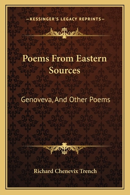 Libro Poems From Eastern Sources: Genoveva, And Other Poe...