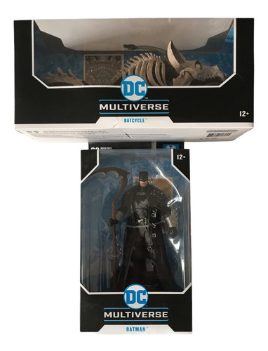 Batman Death Metal Y Moto Batcycle Mcfarlane Dc Multiverse (Usado)