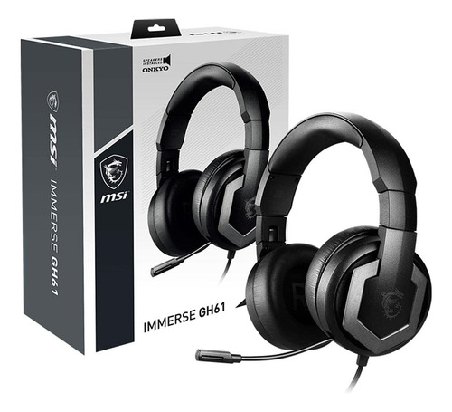 Auriculares De Juegos Msi Inmerse Gh61, Sonido Envolvente Vi