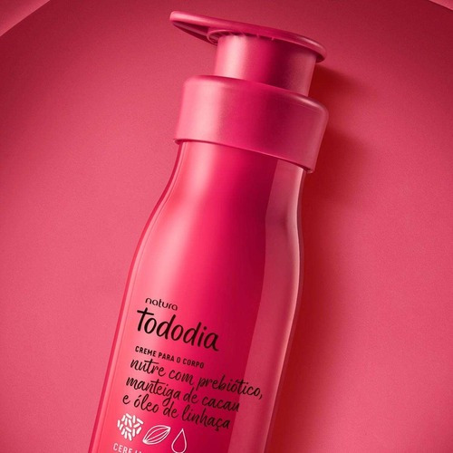 Kit de regalo Natura - Crema hidratante Tododia y jabón con fragancia de cereza y avellana
