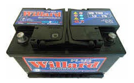 Bateria 12x75 Willard Ub740 Envío Gratis A Caba Y Gba