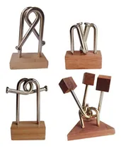 Comprar Combo Juegos De Ingenio Clavos + Senku Madera 5 Juegos En 1