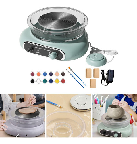 Mini Kit De Torno De Cerámica, Máquina Para Hacer Verde