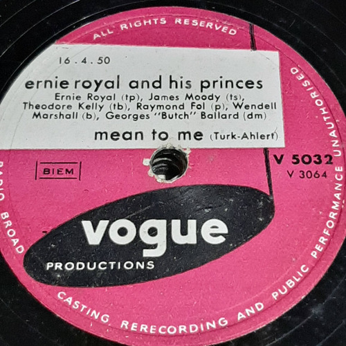 Pasta Ernie Royal His Princes Vogue C221