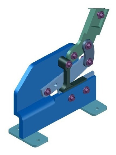 Imagen 1 de 4 de Planos Pdf Guillotina Manual De Planchas 1.5 Mm De Espesor