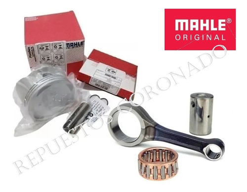 Kit Piston Aros Y Biela Honda Cg 150 Titan  Mahle Original