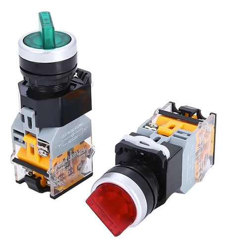 Czke 22mm La38-11xd/2/la38-20xd/3 Knob Switch With Led Lamp