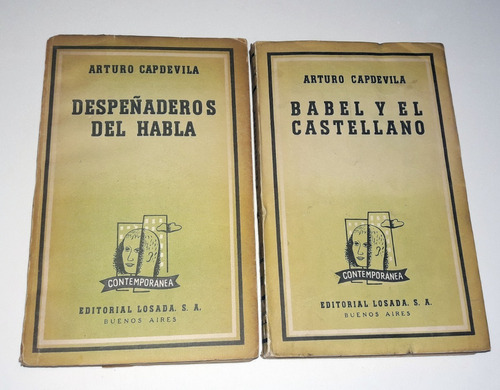 Lote X 2 Libros De Arturo Capdevila / Ensayos