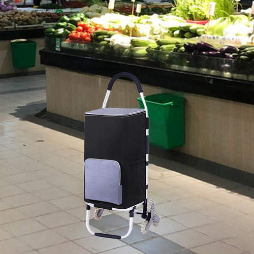 Bolsa Para Carrito De Compras, Bolsa Térmica Con Bolsillo