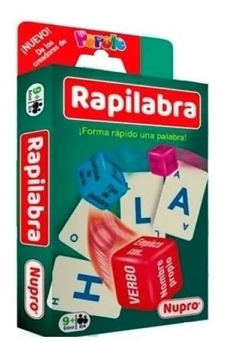 Juego De Mesa Rapilabra De Bolsillo De Formar Palabras 