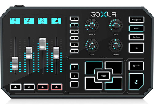 Mixer Multi-efeitos Go Xlr Streaming P/ Gamers - Tc Helicon (Recondicionado)