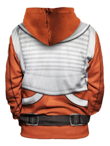 Sudadera Con Capucha 3d Con Diseño De Personaje De Star Wars