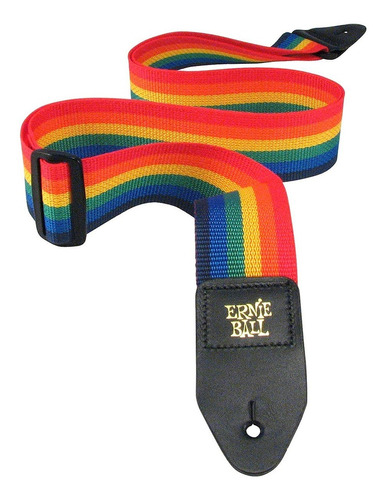 Correa Ernie Ball P04044 Arcoiris Para Guitarra / Bajo