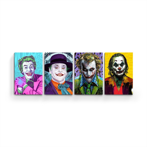 Cuadro Joker Joaquin Phoenix Heath Ledger Jack Nicholson