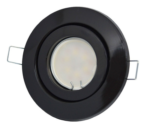 Pack X10 Spot Led Embutir Circular Plastico + Dicro 7w Led