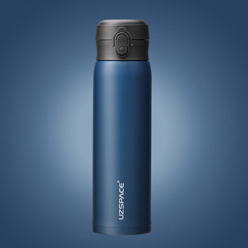 Botella Térmica Uzspace 4076 - 500ml - Crescent Blue Color Azul Oscuro