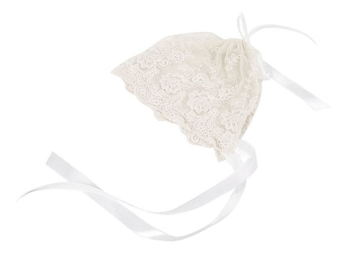 Lace & Tucks Gorro De Bebé Recién Nacida Bautizo