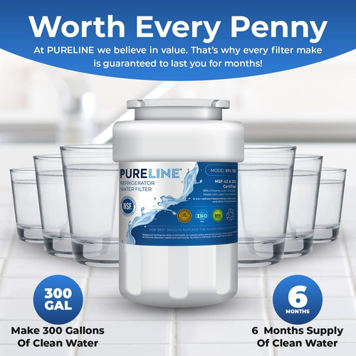 Filtro De Agua Pureline Mwf Para Frigorífico Ge®, Recambi...