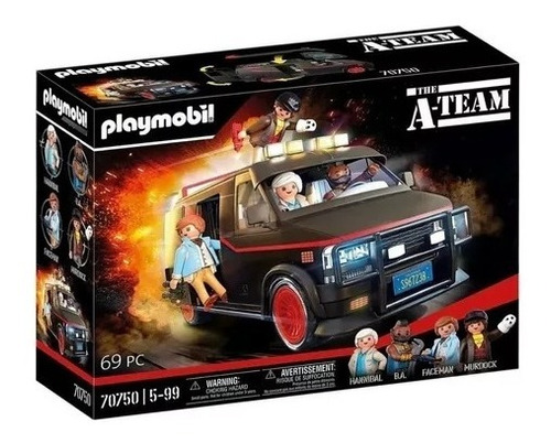 Playmobil A-team 70750 Camioneta Brigada A - Bunny Toys