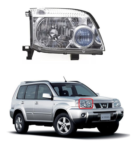 Optico Derecho Nissan Xtrail T30 2002-2011 26010-8h926