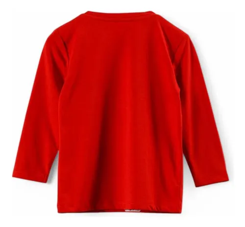 Polera Infantil Tbc Spiderman Web Slinger Rojo