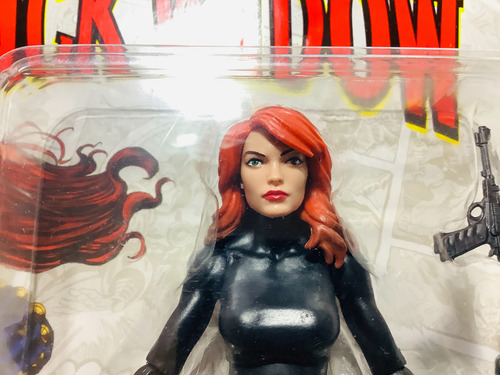 Black Widow Retro Card Marvel Legends Wave 1