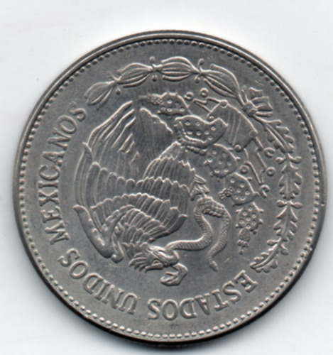 Imagen 4 de 4 de Moneda Antigua50 Pesos Coyolxauhqui 1984 O 1982 Templo Mayor
