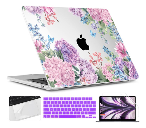 Funda Twolskoo Para Macbook Air 13 M2 + C/teclado Hydra