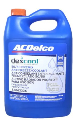 Refrigerante Acdelco 50/50 88863336