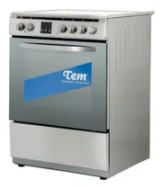 Comprar Cocina Tem Mariana color plateado con puerta con visor 220V