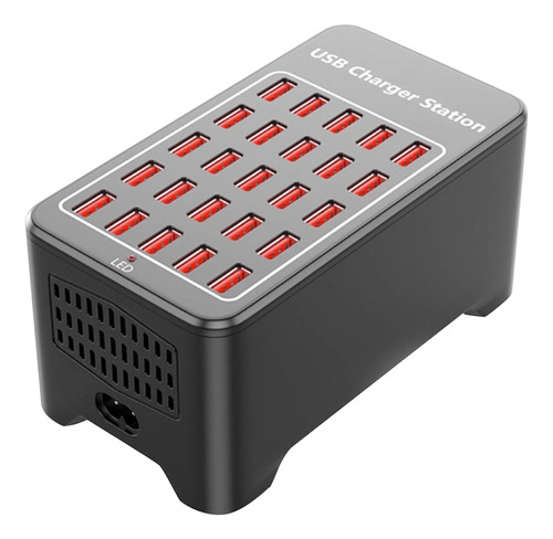 Cargador Usb De 25 Puertos, 150 W, Universal, Pared, Escrito