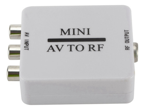 Cabo De Vídeo Composto Rca/a/v Para Rf/coaxial/coaxial