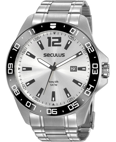 Relógio Masculino Seculus Long Life 20809g0svna1
