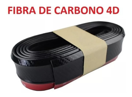 Imagen 7 de 9 de Lip Faldon Estribo Spoiler Universal Flexible Samurai 2.5m