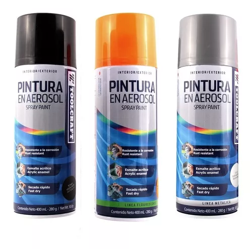 PINTURA AEROSOL BLANCO BRILLANTE TOOLCRAFT — PVC Del Caribe