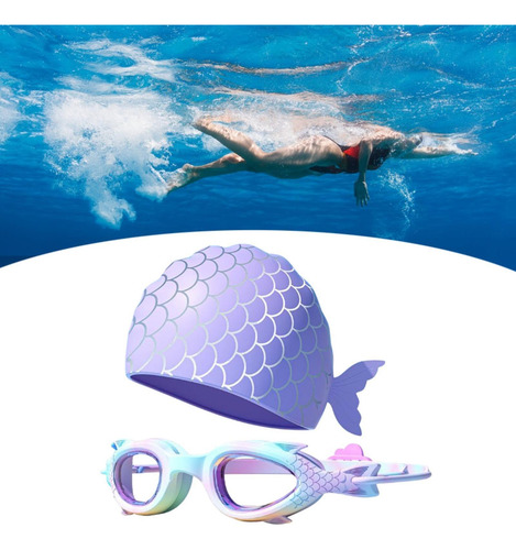 Gafas De Natación Capas De Natación Con Cabello Largo Y