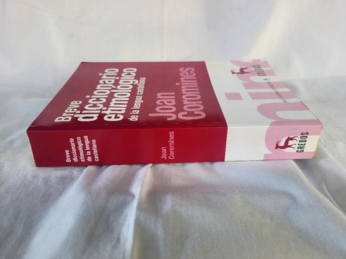 Breve Diccionario Etimologico Lengua Castellana J Coromines